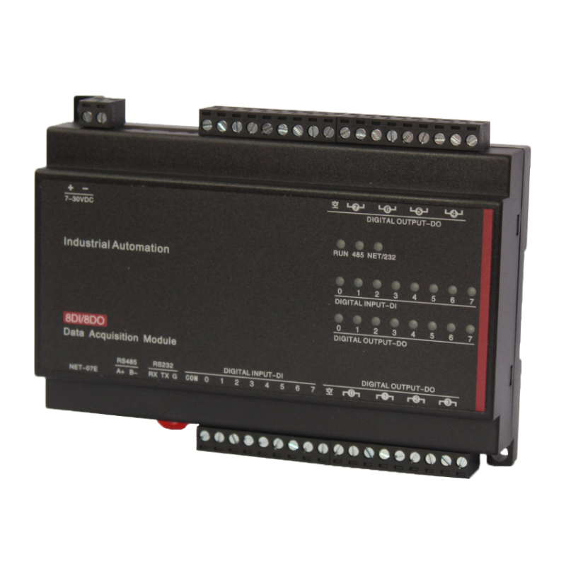 MODULO REMOTO ETHERNET Modbus TCP 8DI 8DO relay