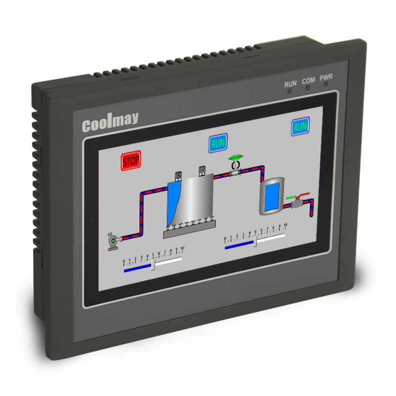 PLC + HMI Integrado con I/O Digital, RS485