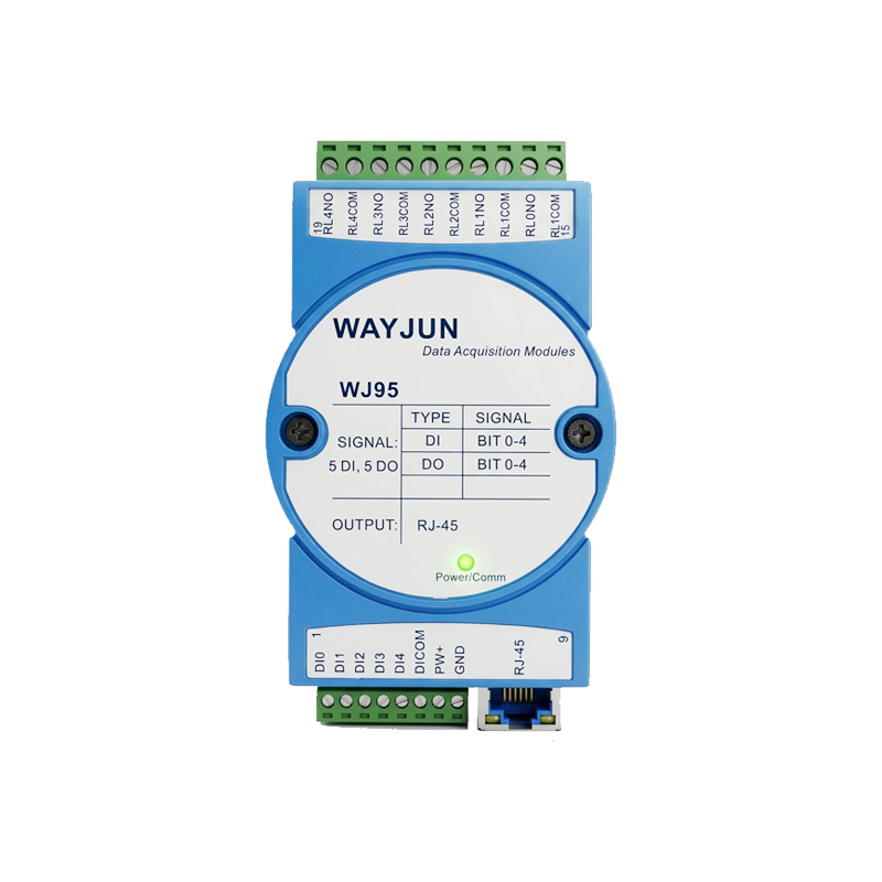 MODULO REMOTO ETHERNET Modbus TCP 5DI 5DO relay