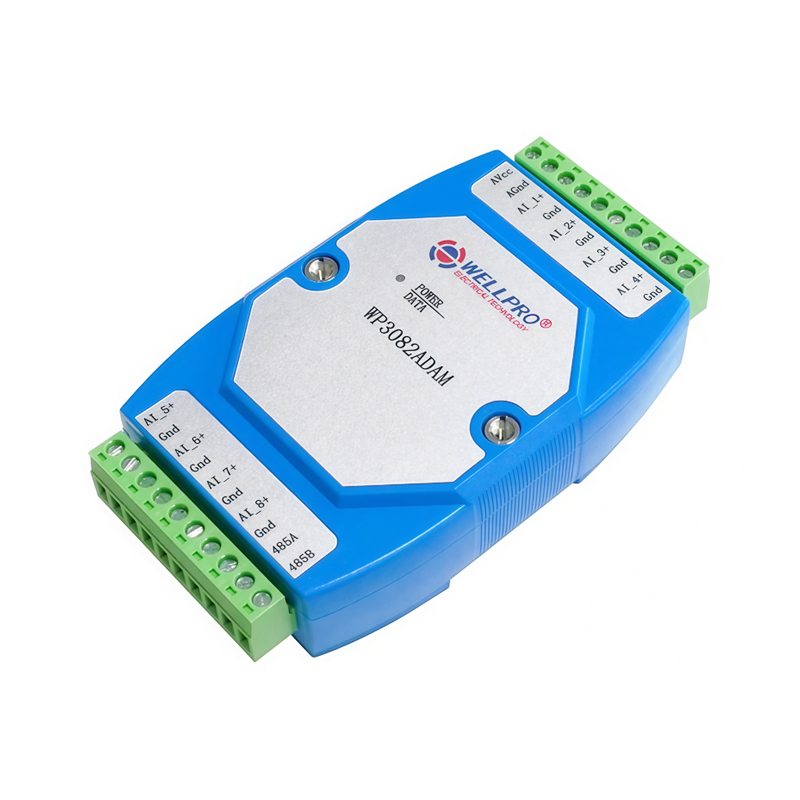 MODULO REMOTO RS485 Modbus RTU, 8 Entradas analogas 0-20ma / 4-20ma