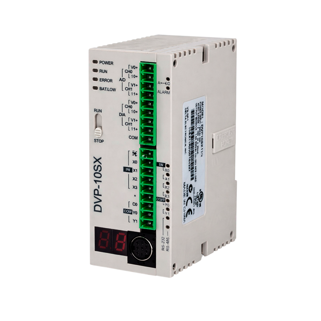 PLC DELTA SERIE DVP-SX CON I/O ANALOGAS
